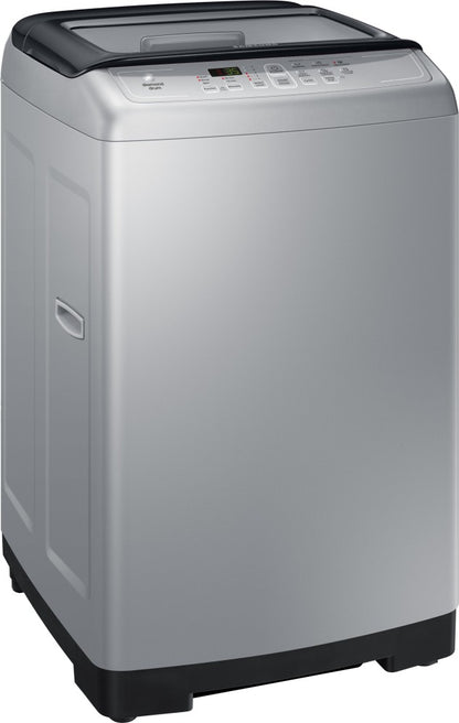 SAMSUNG 6.5 kg Diamond Drum feature Fully Automatic Top Load Washing Machine Silver - WA65A4002VS/TL