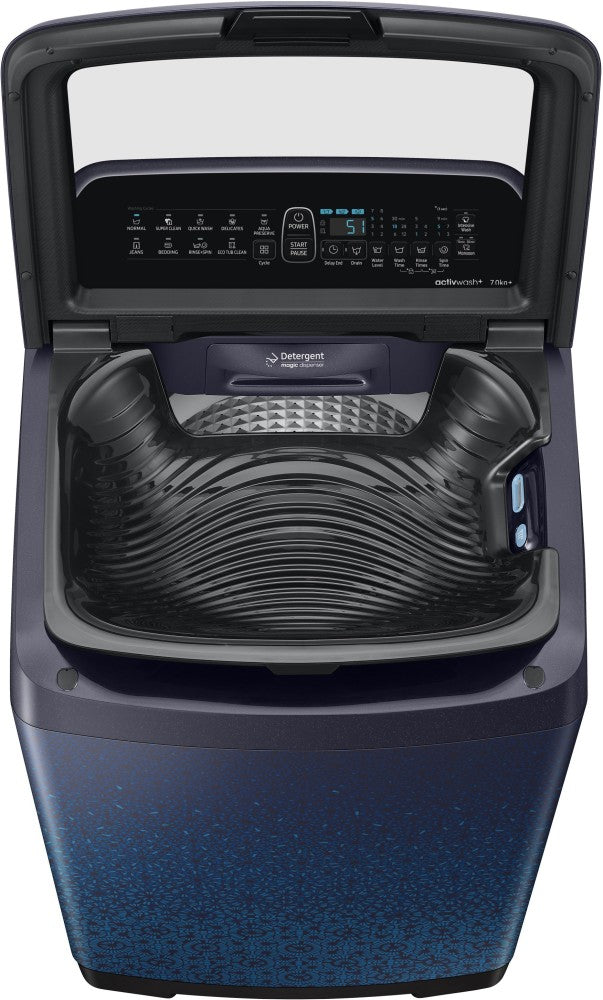 SAMSUNG 7 kg Fully Automatic Top Load Washing Machine Blue - WA70N4570LE/TL