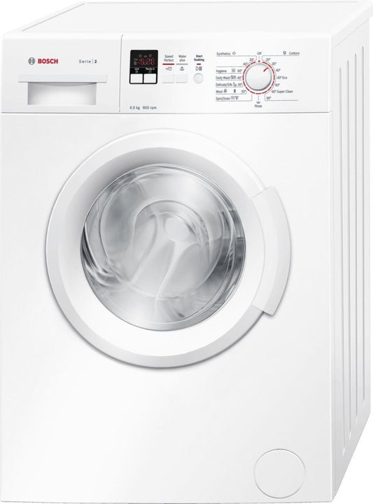 BOSCH 6 kg Fully Automatic Front Load Washing Machine with In-built Heater White - WAB16161IN
