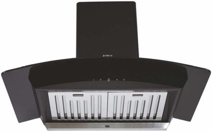 Elica WDAT HAC 90 NERO Auto Clean Wall Mounted Chimney - Black 1200 CMH