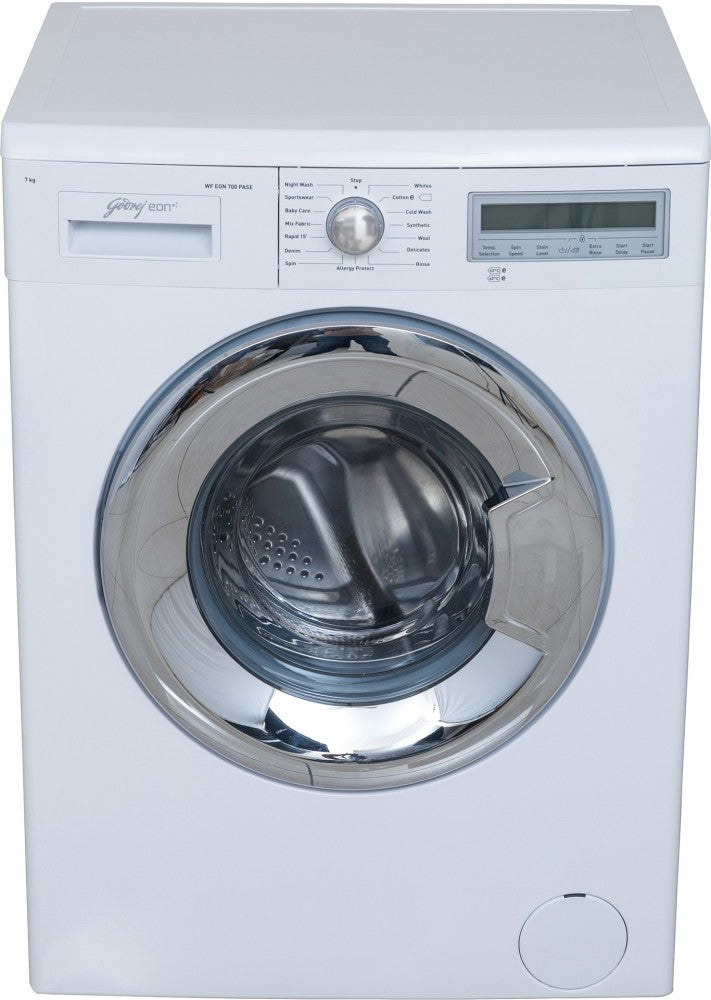 Godrej 7 kg Fully Automatic Front Load Washing Machine with In-built Heater White - WF Eon 700 PASE