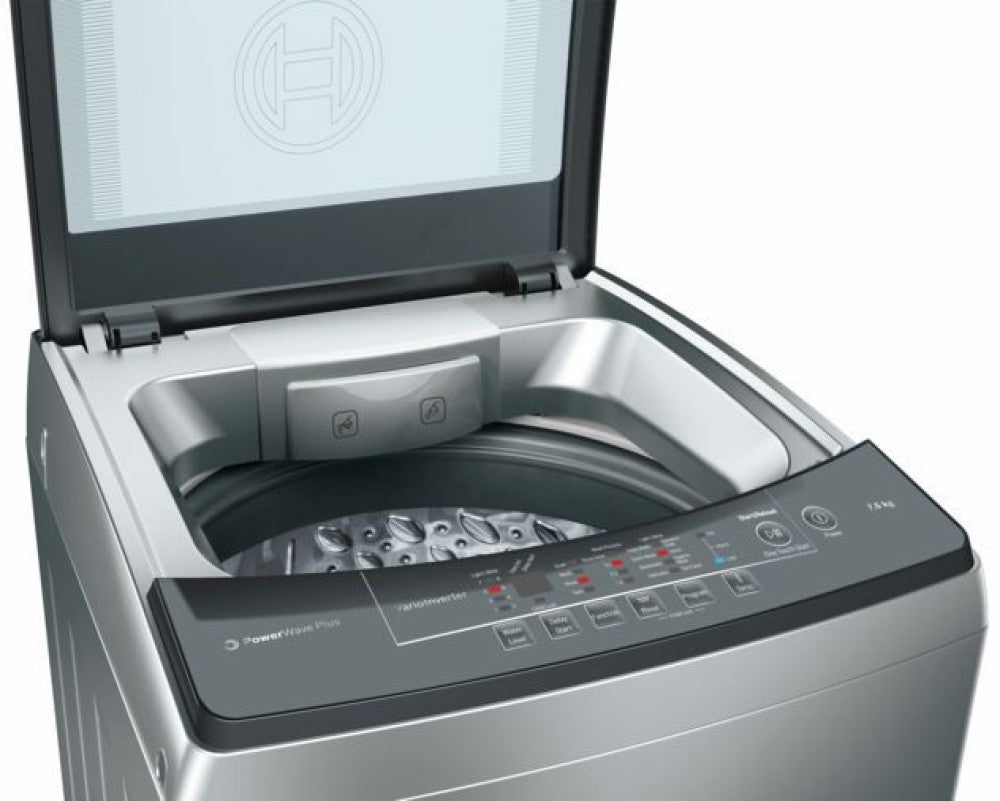 BOSCH 7.5 kg Fully Automatic Top Load Washing Machine Silver - WOA752S0IN