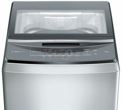 BOSCH 7.5 kg Fully Automatic Top Load Washing Machine Silver - WOA752S0IN