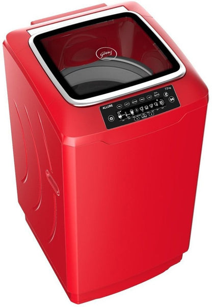 Godrej 7 kg Fully Automatic Top Load Washing Machine with In-built Heater Red - WT EON Allure 700 PAHMP MT RD