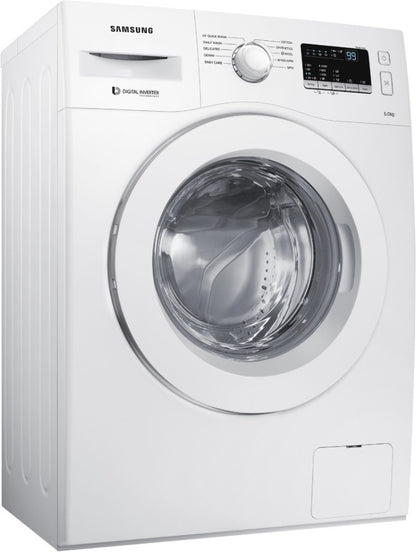 SAMSUNG 6 kg Inverter Fully Automatic Front Load Washing Machine with In-built Heater White - WW60M206LMW/TL