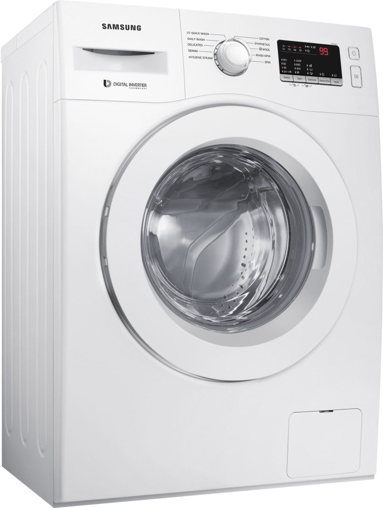 SAMSUNG 6 kg Fully Automatic Front Load Washing Machine with In-built Heater White - WW61R20GLMW/TL