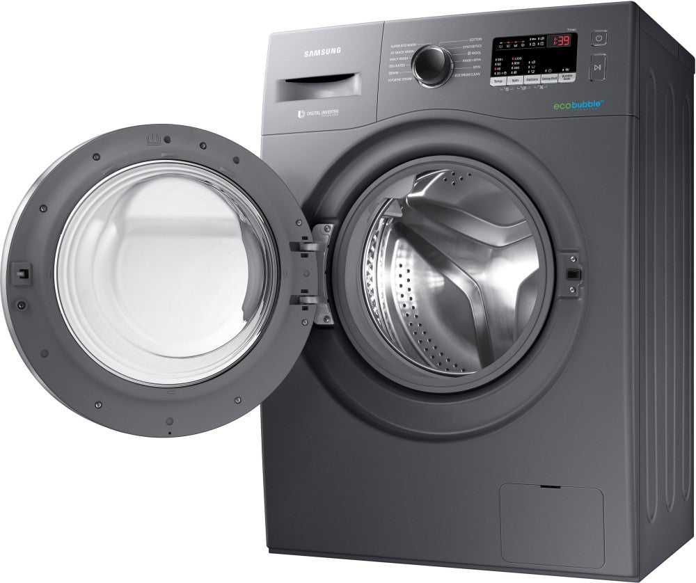 SAMSUNG 6.5 kg Fully Automatic Front Load Washing Machine with In-built Heater Grey - WW66R22EK0X/TL