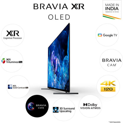 SONY 138.8 cm (55 inch) OLED Ultra HD (4K) Smart Google TV - XR-55A80K IN5