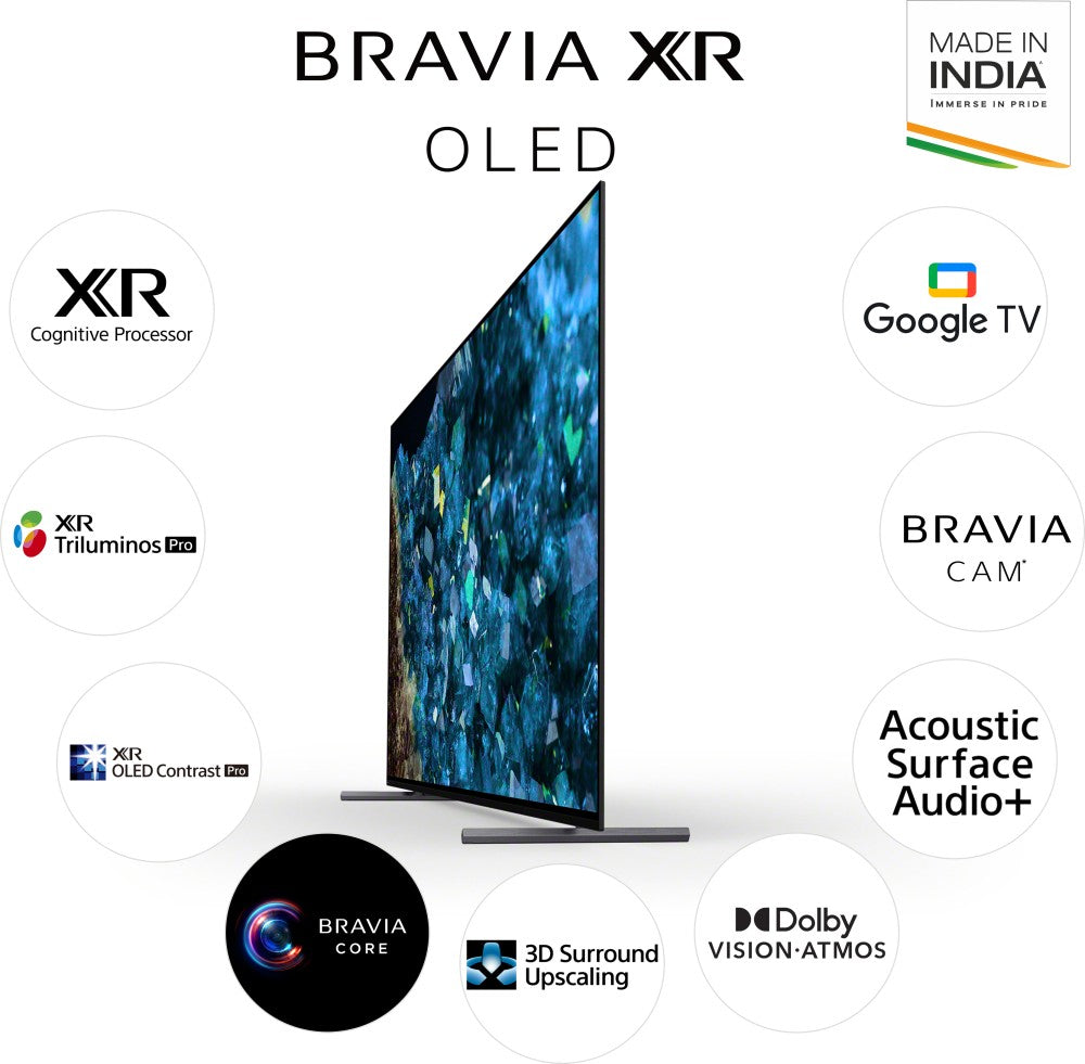 SONY A80L 195 cm (77 inch) OLED Ultra HD (4K) Smart Google TV - XR-77A80L