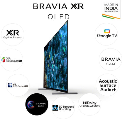 SONY A80L 139 cm (55 inch) OLED Ultra HD (4K) Smart Google TV - XR-55A80L