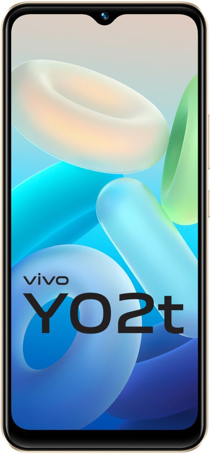 vivo Y02t (Sunset Gold, 64 GB) - 4 GB RAM