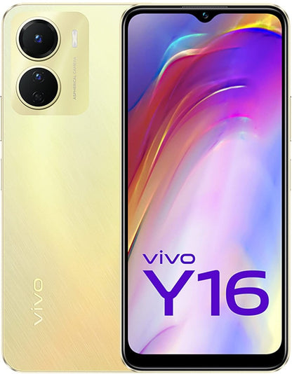 vivo Y16 (Gold, 64 GB) - 4 GB RAM