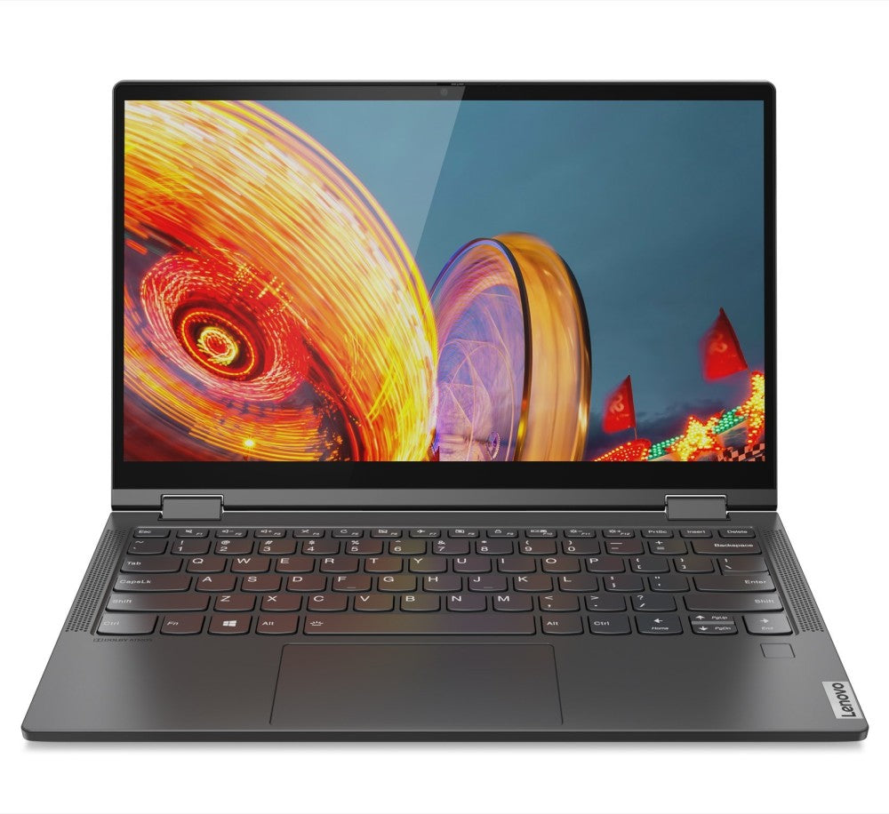 Lenovo Yoga C640 Core i5 10th Gen - (8GB/512GB SSD/Windows 10 Home) C640-13IML 2 in 1 लैपटॉप - 13.6 इंच, आयरन ग्रे, 1.35 kg, MS Office के साथ