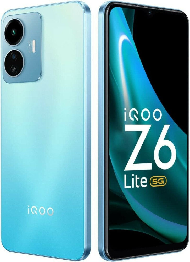 IQOO Z6 Lite 5G (With Charger) (Stellar Green, 128 GB) - 6 GB RAM