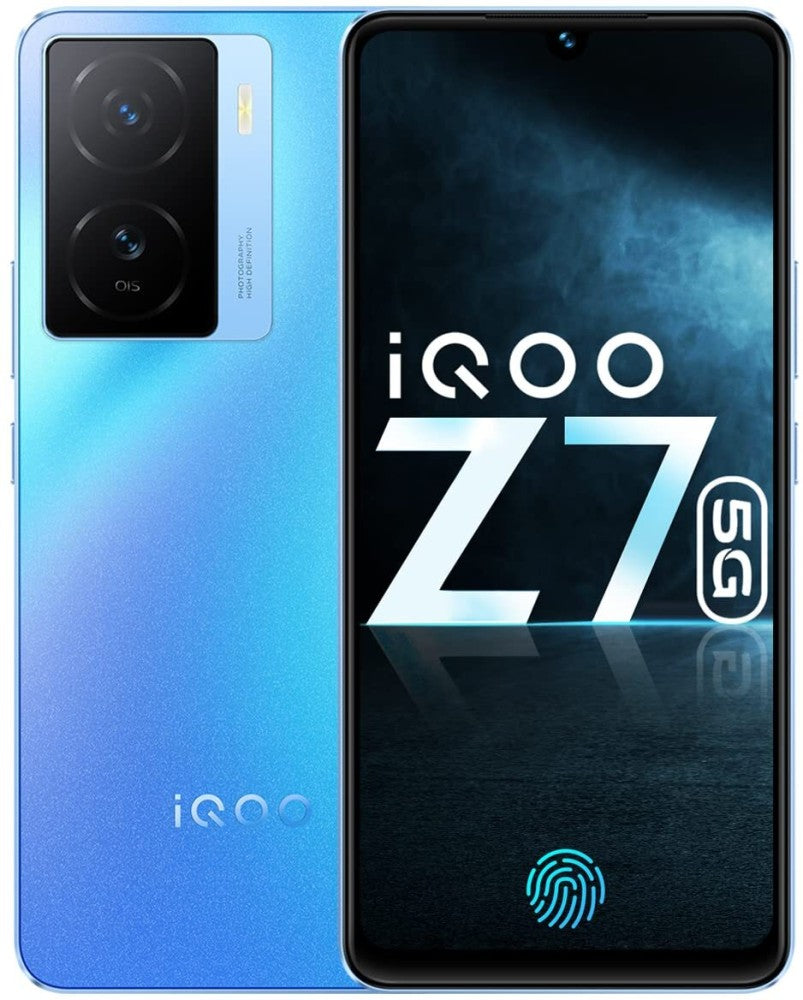 IQOO Z7 5G (Norway Blue, 128 GB) - 6 GB RAM