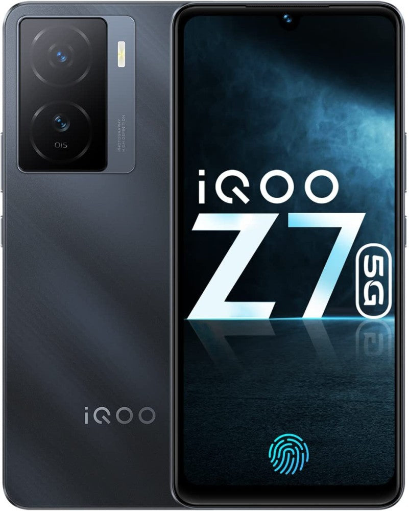 IQOO Z7 5G (Pacific Night, 128 GB) - 6 GB RAM