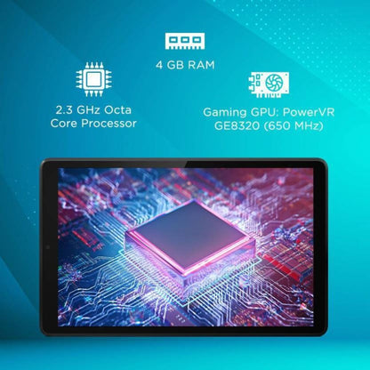 Lenovo M8 फ़ुल HD 4 GB RAM 64 GB ROM 8 इंच Wi-Fi+4G टैबलेट के साथ (प्लैटिनम ग्रे)